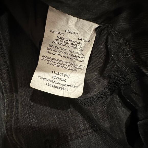 Wrangler High Rise Ultra Wide Leg Jeans Black Size 6 5-Pocket Denim - Picture 4 of 13